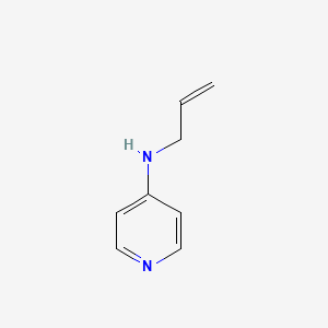molecular formula C8H10N2 B566334 N-Allylpyridin-4-amine CAS No. 106782-17-6