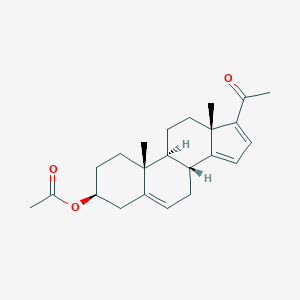 molecular formula C23H30O3 B056634 [(3S,8R,9S,10R,13S)-17-acetyl-10,13-dimethyl-2,3,4,7,8,9,11,12-octahydro-1H-cyclopenta[a]phenanthren-3-yl] acetate CAS No. 2453-93-2