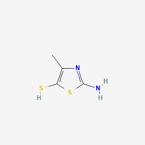 2-Amino-4-methyl-1,3-thiazole-5-thiol