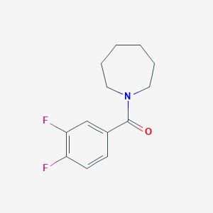 molecular formula C13H15F2NO B5664205 Azepan-1-yl-(3,4-difluoro-phenyl)-methanone 
