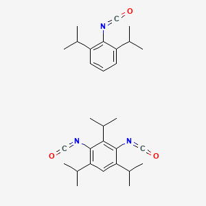 Benzene, 2,4-diisocyanato-1,3,5-tris(1-methylethyl)-, polymer with 2-isocyanato-1,3-bis(1-methylethyl)benzene