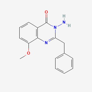 4(3h)-Quinazolinone,3-amino-2-benzyl-8-methoxy-