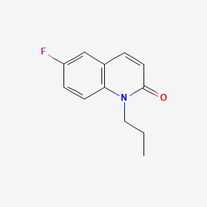 6-Fluoro-1-propyl-2(1H)-quinolinone