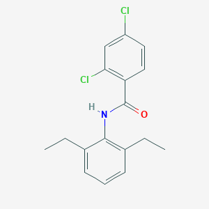 molecular formula C17H17Cl2NO B5664666 2,4-DICHLORO-2',6'-DIETHYLBENZANILIDE CAS No. 99821-68-8