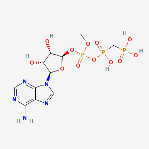 molecular formula C11H18N5O12P3 B566472 Triglycerol stearate CAS No. 105437-03-4
