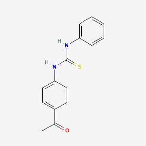 molecular formula C15H14N2OS B5664910 1-(4-Acetylphenyl)-3-phenylthiourea 