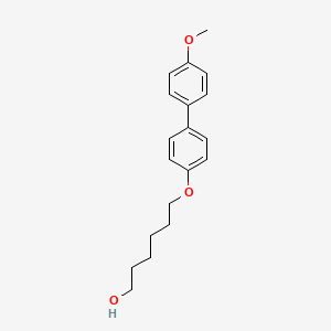 molecular formula C19H24O3 B566495 4-(6-Hydroxyhexyloxy)-4'-methoxybiphenyl CAS No. 106869-53-8