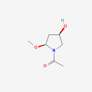 1-((2S,4R)-4-Hydroxy-2-methoxypyrrolidin-1-yl)ethanone
