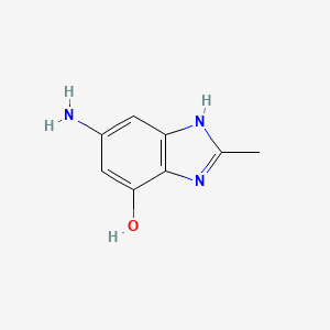 6-amino-2-methyl-1H-benzo[d]imidazol-4-ol