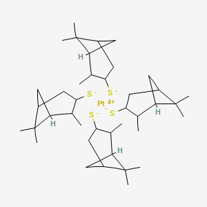molecular formula C40H68PtS4 B566524 EINECS 309-618-8 CAS No. 100432-45-9
