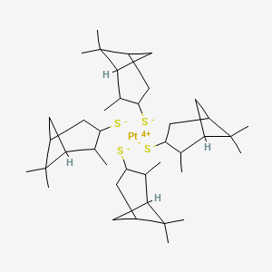 Platinum(4+) 2,6,6-trimethylbicyclo(3.1.1)heptane-3-thiolate