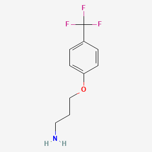 3-[4-(Trifluoromethyl)phenoxy]propan-1-amine