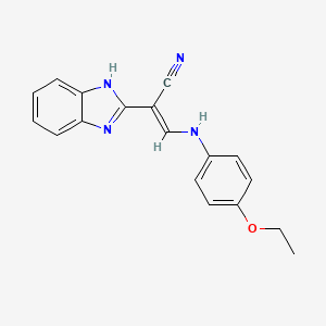 molecular formula C18H16N4O B5665318 MFCD00649322 