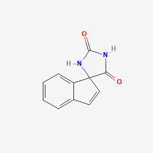Spiro[imidazolidine-4,1'-indene]-2,5-dione