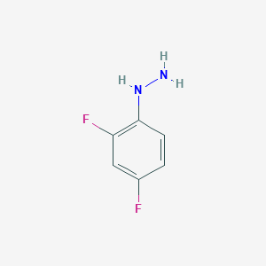 molecular formula C6H6F2N2 B056656 2,4-Difluorophenylhydrazine CAS No. 40594-30-7