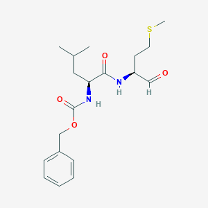 molecular formula C19H28N2O4S B056657 Benzyloxycarbonyl-leucyl-methionine-H CAS No. 117611-43-5