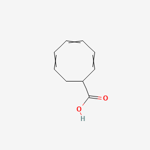 molecular formula C9H10O2 B566575 2,4,6-Cyclooctatriene-1-carboxylic acid CAS No. 100162-11-6