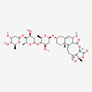 molecular formula C41H60O16 B566581 Cynapanoside C CAS No. 109985-25-3