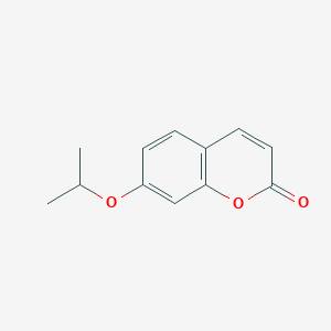 molecular formula C12H12O3 B5665909 2H-1-Benzopyran-2-one, 7-(1-methylethoxy)- CAS No. 87980-63-0