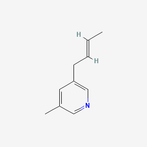 3-Picoline,5-(2-butenyl)-