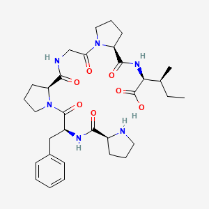 L-Isoleucine, L-prolyl-L-phenylalanyl-L-prolylglycyl-L-prolyl-