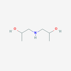 molecular formula C6H15NO2<br>C6H15NO2<br>(CH3CHOHCH2)2NH B056660 Diisopropanolamine CAS No. 110-97-4