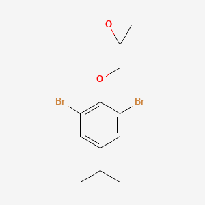 2-{[2,6-Dibromo-4-(propan-2-yl)phenoxy]methyl}oxirane