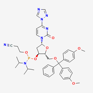molecular formula C41H48N7O7P B566618 4-Triazolyl-DU cep CAS No. 109389-31-3
