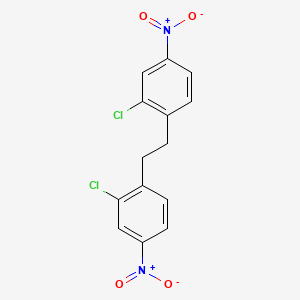 molecular formula C14H14Cl2N2O4 B566625 2,2'-Dichloro-4,4'-dinitrobibenzyl CAS No. 105222-71-7