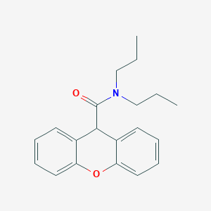 molecular formula C20H23NO2 B5666297 NN-DIPROPYL-9H-XANTHENE-9-CARBOXAMIDE 