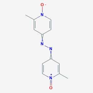 molecular formula C12H12N4O2 B566642 1,1'-Dioxide-4,4'-azodi-2-picoline CAS No. 106882-31-9