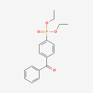 molecular formula C17H19O4P B566652 Diethyl (4-benzoylphenyl)phosphonate CAS No. 103384-72-1
