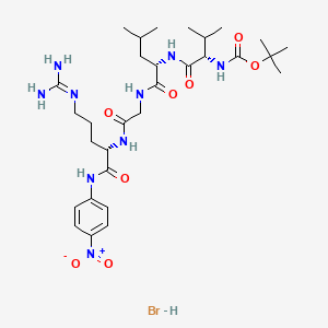 N-T-Boc-val-leu-gly-arg P-nitroanilide hydrobromide