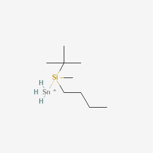 molecular formula C9H24SiSn B566659 Trimethylstannylbutyldimethylsilane CAS No. 103731-29-9