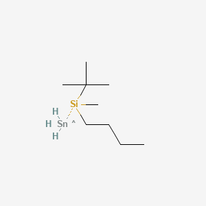 molecular formula C9H24SiSn B566659 Stannane,(butyldimethylsilyl)trimethyl- CAS No. 103731-29-9