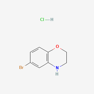 6-bromo-3,4-dihydro-2H-benzo[b][1,4]oxazine hydrochloride