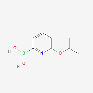 molecular formula C8H12BNO3 B566676 (6-Isopropoxypyridin-2-yl)boronic acid CAS No. 1315350-54-9