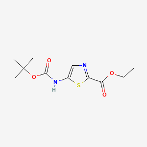 Ethyl 5-(tert-butoxycarbonylamino)thiazole-2-carboxylate
