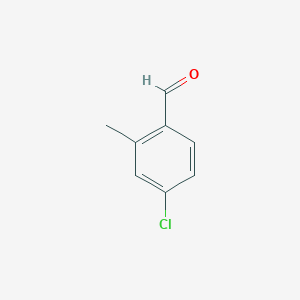 molecular formula C8H7ClO B056668 4-Chloro-2-methylbenzaldehyde CAS No. 40137-29-9