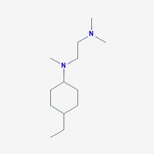 molecular formula C13H28N2 B5666886 N1-(4-Ethylcyclohexyl)-N1,N2,N2-trimethylethane-1,2-diamine 