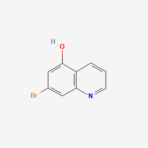 molecular formula C9H6BrNO B566692 7-溴喹啉-5-醇 CAS No. 1261677-80-8