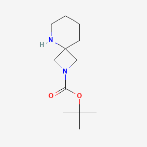 molecular formula C12H22N2O2 B566696 Tert-butyl 2,5-diazaspiro[3.5]nonane-2-carboxylate CAS No. 1246034-93-4