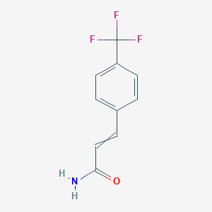 molecular formula C10H8F3NO B056670 4-(Trifluoromethyl)cinnamamide CAS No. 115093-99-7