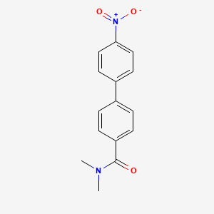 molecular formula C15H14N2O3 B566706 N,N-Dimethyl-4-(4-nitrophenyl)benzamide CAS No. 1355247-57-2
