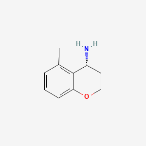 molecular formula C10H13NO B566718 (R)-5-methylchroman-4-amine CAS No. 1213506-92-3