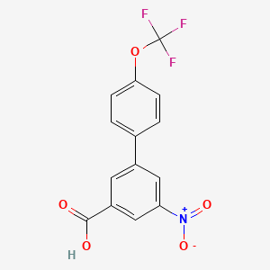 5-Nitro-3-(4-trifluoromethoxyphenyl)benzoic acid