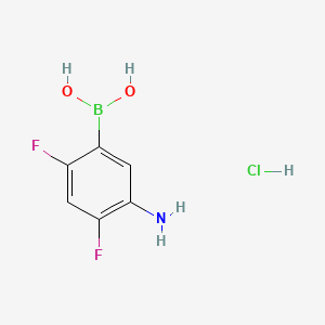 5-Amino-2,4-difluorophenylboronic acid, HCl