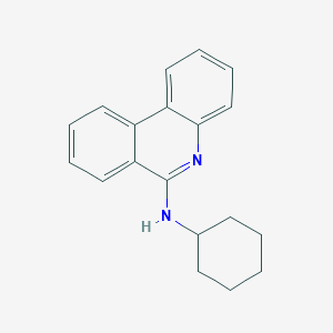 molecular formula C19H20N2 B5667438 N-cyclohexylphenanthridin-6-amine 