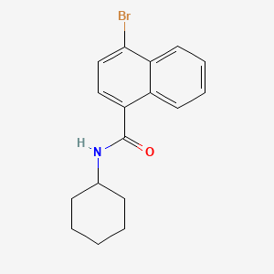 4-bromo-N-cyclohexylnaphthalene-1-carboxamide