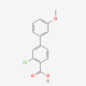 2-Chloro-4-(3-methoxyphenyl)benzoic acid